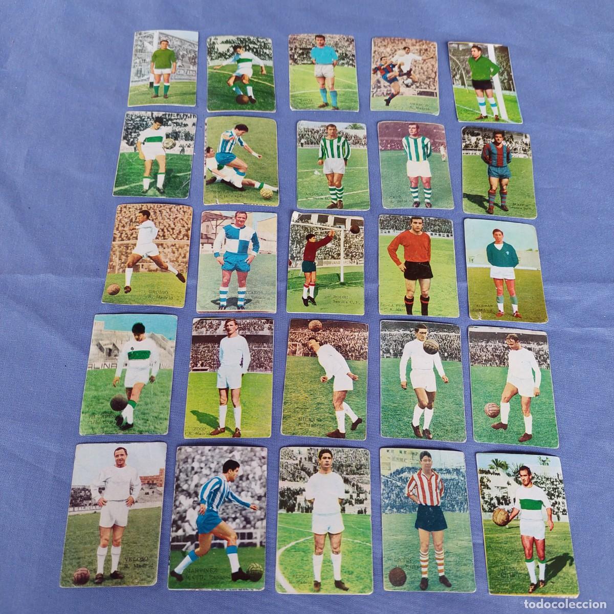 Cromos de f&uacute;tbol: Lote Cromos f&uacute;tbol Editorial Fher 1965,1966,1967,1968