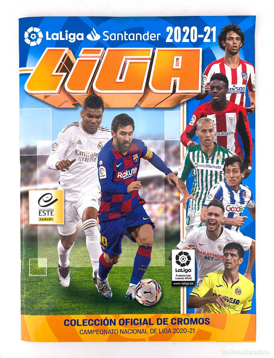 Cromos de F&uacute;tbol: LIGA 2020 2021 ALBUM COLECCIONES EDICIONES ESTE PANINI 20 21 CON DOCE CROMOS PLANCHA + PABLO MACHIN