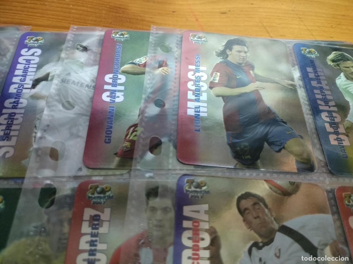 Cromos de F&uacute;tbol: Mundicromo 2007 lote de 98 Top brillantes lisos