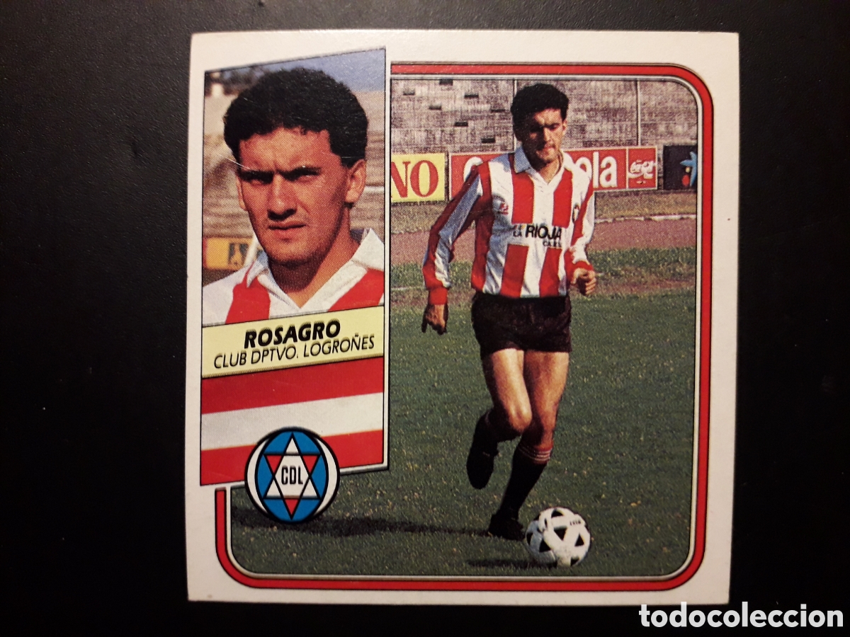 Cartes &agrave; collectionner de Football: ROSAGRO LOGRO&Ntilde;&Eacute;S ED ESTE 1989 1990 89 90 SIN PEGAR PEDIDO M&Iacute;NIMO 3&euro;