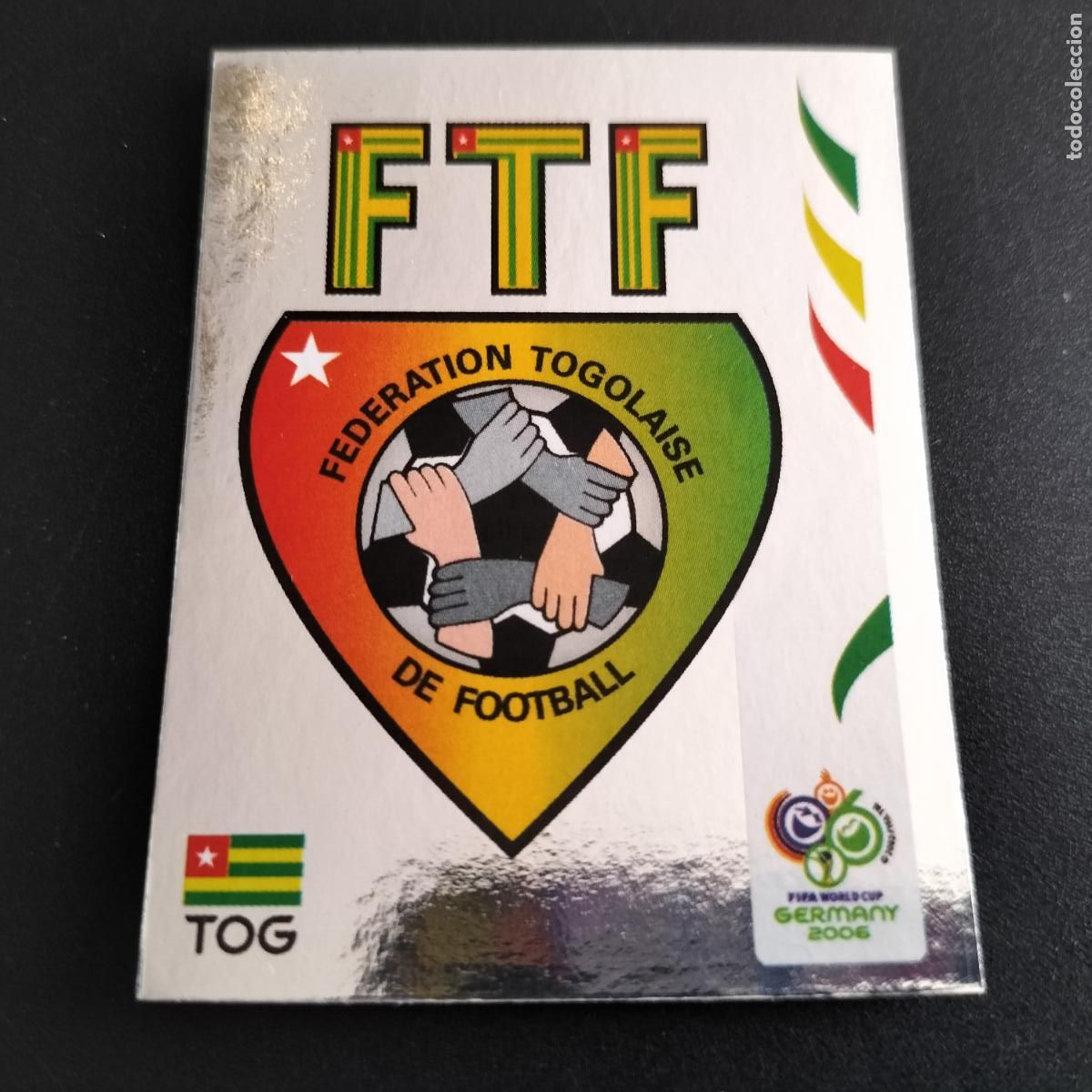 Cromos de F&uacute;tbol: 512 ESCUDO TOGO CROMOS FIFA WORLD CUP GERMANY 2006 MUNDIAL FUTBOL ALEMANIA PANINI