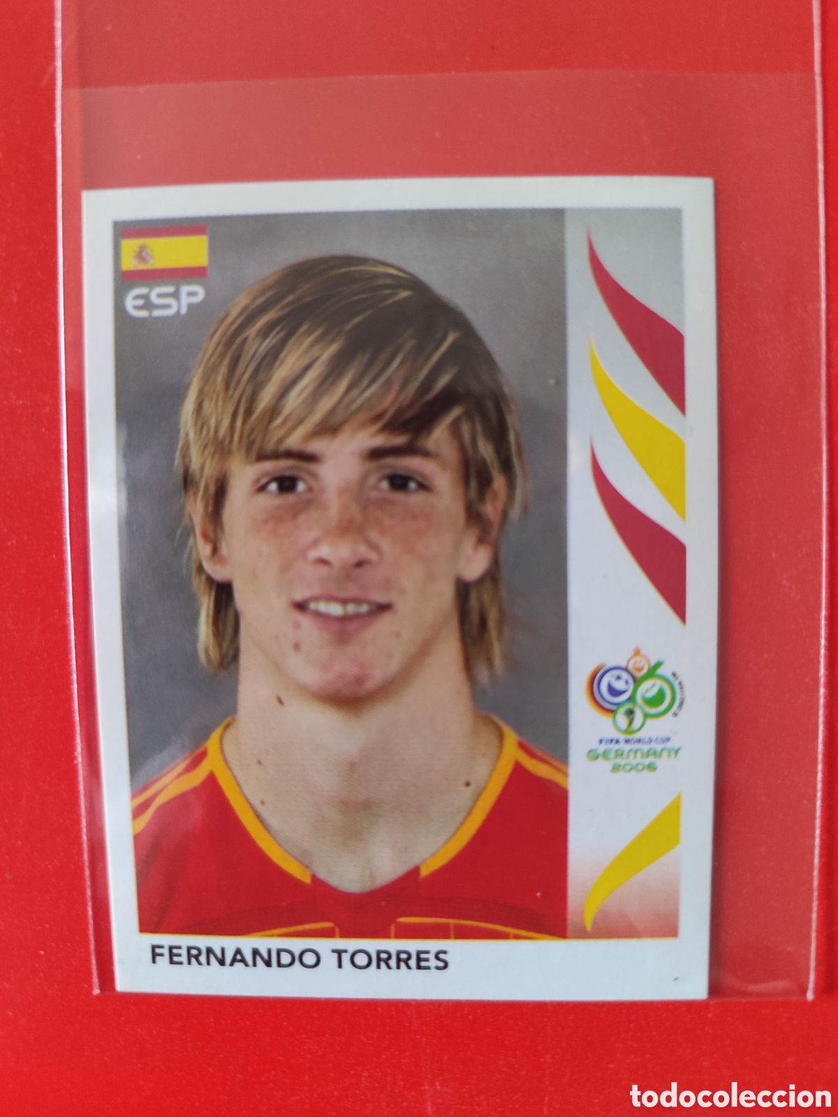 Cromos de f&uacute;tbol: Fernando Torres Germany 2006, sin pegar - Foto 2