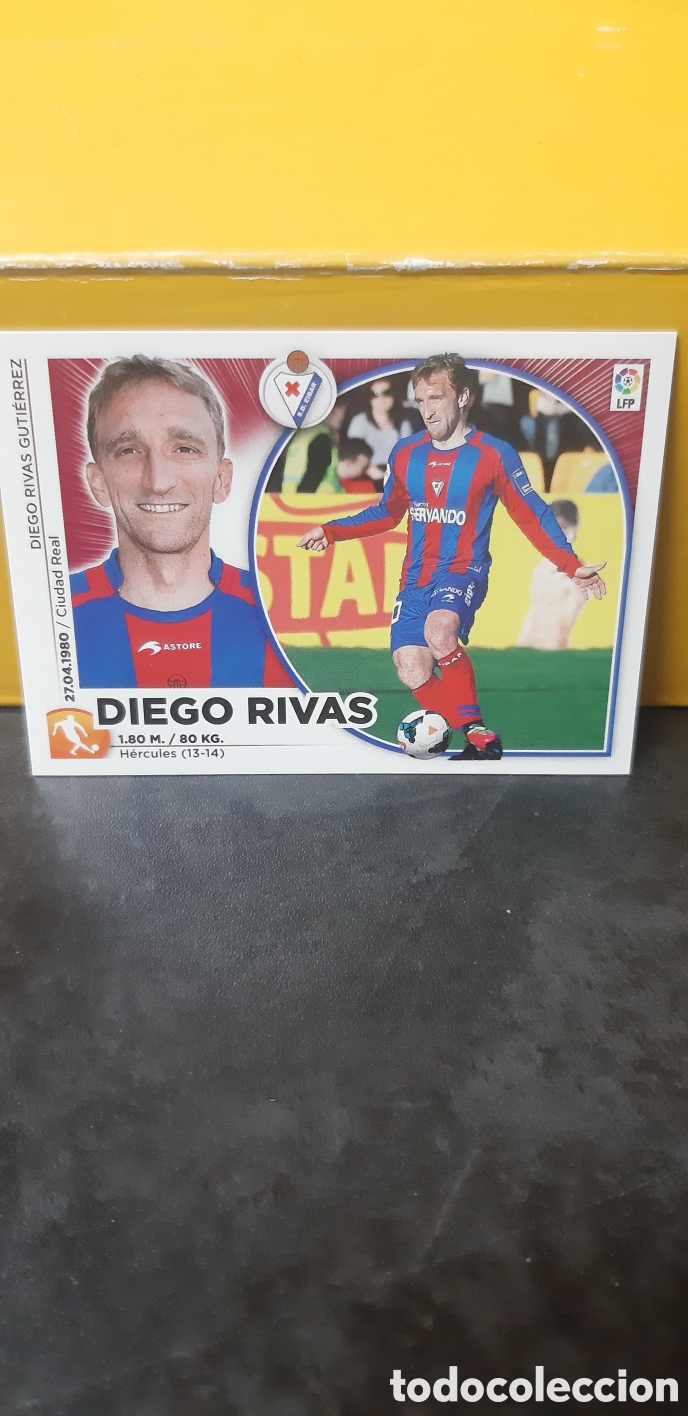 Figurine di Calcio: LIGA ESTE PANINI 2014 2015 S.D. EIBAR N&ordm;11 DIEGO RIVAS &rdquo;NUEVO DE SOBRE&rdquo; FUTBOL LIGA 14 15