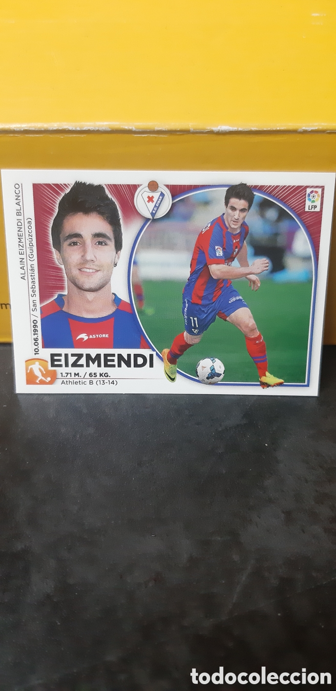 Fu&szlig;ball-Sticker: LIGA ESTE PANINI 2014 2015 S.D. EIBAR N&ordm;12 EIZMENDI &rdquo;NUEVO DE SOBRE&rdquo; FUTBOL LIGA 14 15
