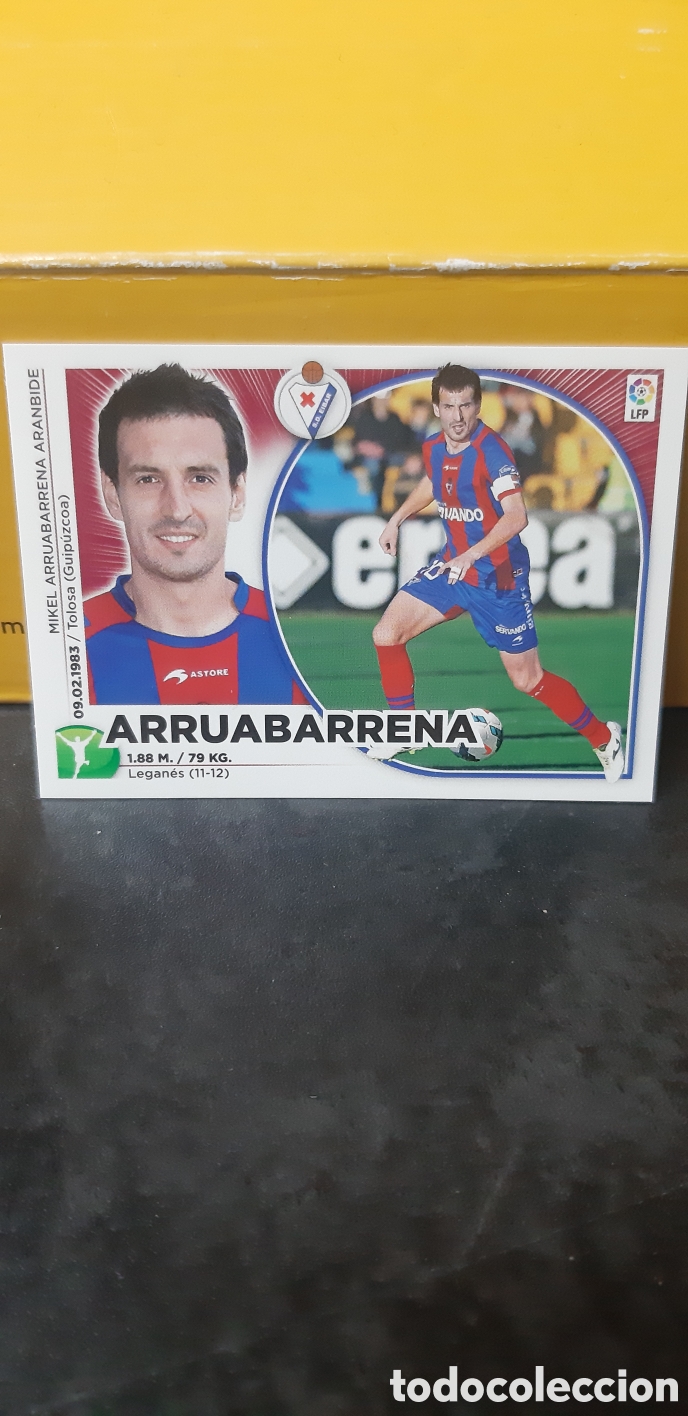 Figurine di Calcio: LIGA ESTE PANINI 2014 2015 S.D. EIBAR N&ordm;18 ARRUABARRENA &rdquo;NUEVO DE SOBRE&rdquo; FUTBOL LIGA 14 15