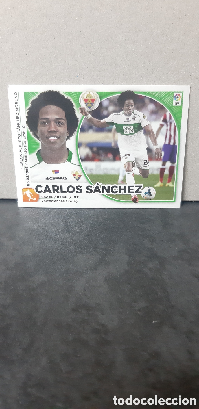 Fu&szlig;ball-Sticker: LIGA ESTE PANINI 2014 2015 ELCHE N&ordm;9 CARLOS SANCHEZ &rdquo;NUEVO DE SOBRE&rdquo; FUTBOL LIGA 14 15