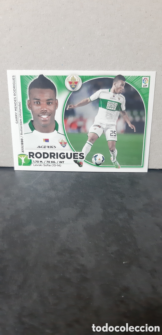 Figurine di Calcio: LIGA ESTE PANINI 2014 2015 ELCHE N&ordm;15 RODRIGUES &rdquo;NUEVO DE SOBRE&rdquo; FUTBOL LIGA 14 15