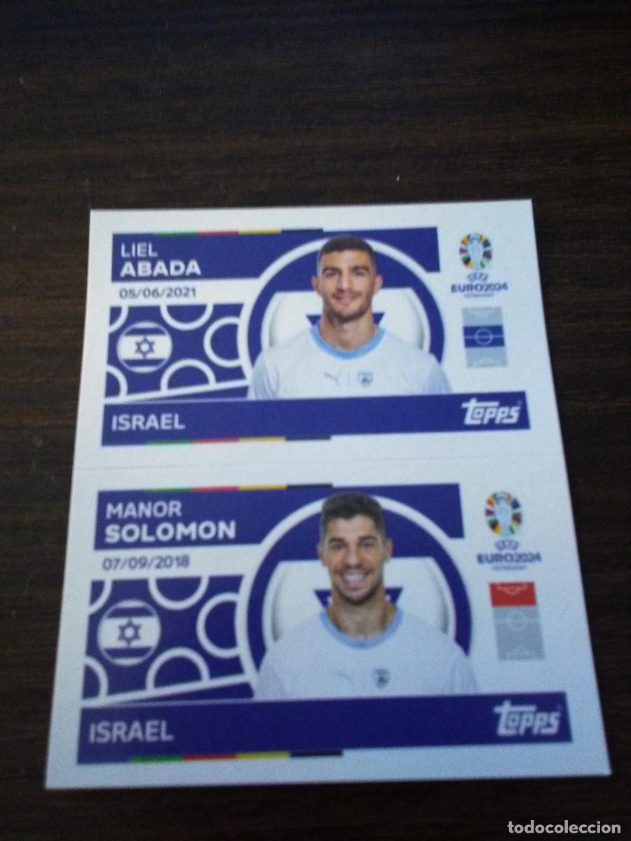 Cromos de F&uacute;tbol: Cromo Eurocopa Euro 2024 Topps Alemania Israel Liel Abada ISR 14 - 15