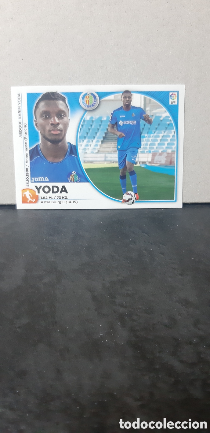 Cromos de F&uacute;tbol: LIGA ESTE PANINI 2014 2015 ULTIMOS FICHAJES N&ordm;34 YODA &rdquo;NUEVO DE SOBRE&rdquo; FUTBOL LIGA 14 15