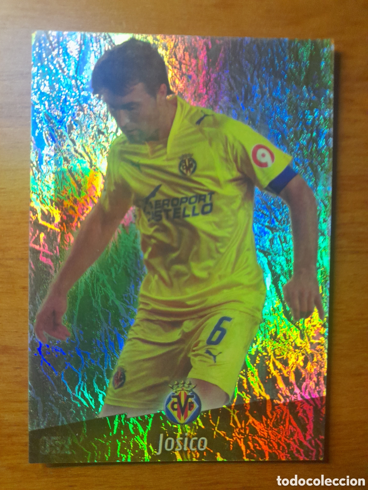 Cromos de F&uacute;tbol: 52 Josico Jaspeado puntas Cuadradas Mundicromo 2008/2009