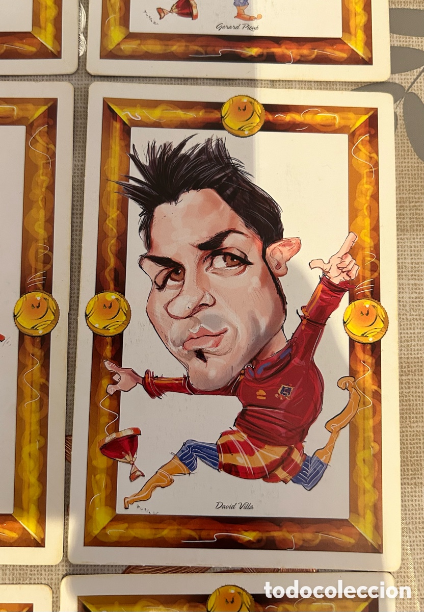 Cromos de f&uacute;tbol: 23 CARICATURAS MUNDIAL 2010 ESPA&Ntilde;A CAMPEONA MUNDO LA ROJA CON DOS COJONES. Ver fotos