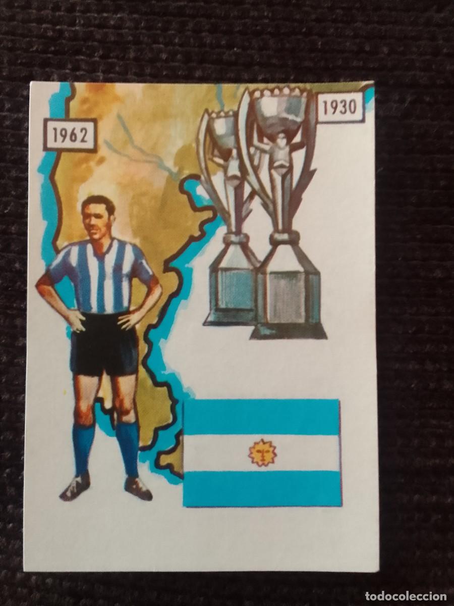 Cromos de F&uacute;tbol: CROMO. ALBUM BIMBO. NUESTRO MUNDO 3. NUMERO 130. ARGENTINA. FUTBOL.