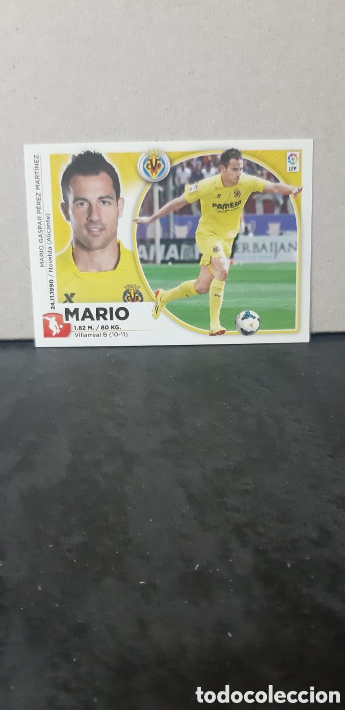 Cromos de Futebol: LIGA ESTE PANINI 2014 2015 VILLARREAL N&ordm;3 MARIO &rdquo;NUEVO DE SOBRE&rdquo; FUTBOL LIGA 14 15