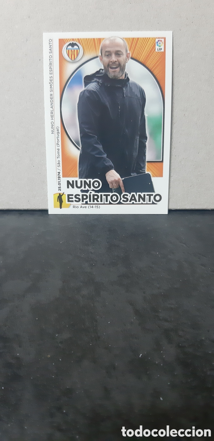 Figurine di Calcio: LIGA ESTE PANINI 2014 2015 VALENCIA N&ordm;22 ENTRENADOR NUNO &rdquo;NUEVO DE SOBRE&rdquo; FUTBOL LIGA 14 15