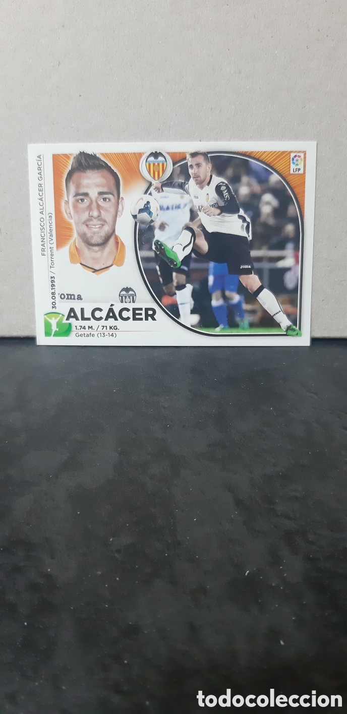 Figurine di Calcio: LIGA ESTE PANINI 2014 2015 VALENCIA N&ordm;18 ALCACER &rdquo;NUEVO DE SOBRE&rdquo; FUTBOL LIGA 14 15