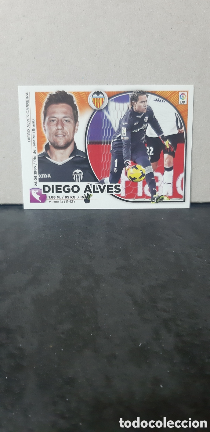 Fu&szlig;ball-Sticker: LIGA ESTE PANINI 2014 2015 VALENCIA N&ordm;1 DIEGO ALVES &rdquo;NUEVO DE SOBRE&rdquo; FUTBOL LIGA 14 15