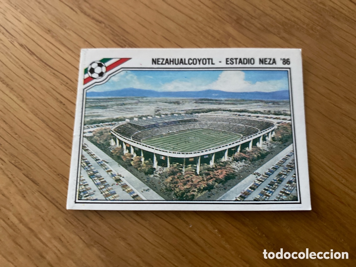 Cartes &agrave; collectionner de Football: Cromo panini mundial Mexico 86 n&uacute;mero 26 Estadio Neza - Stickers album world cup 1986