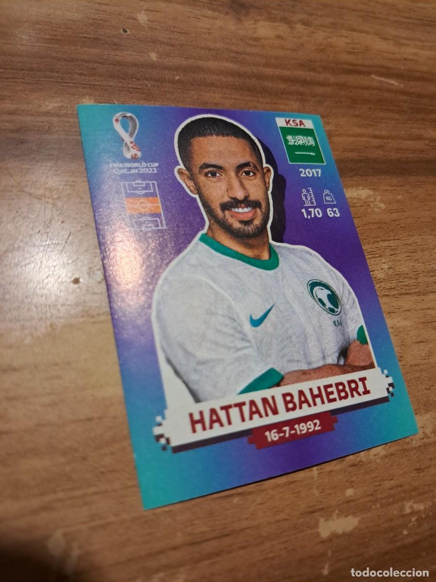 Fu&szlig;ball-Sticker: CROMO FIFA WORLD CUP QATAR 2022, PANINI: HATTAN BAHEBRI, N&deg; KSA 15