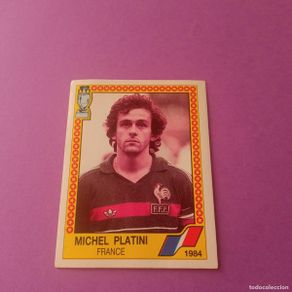 Panini FOOTBALL 82 MICHEL PLATINI SAINT - FR Panini FOOTBALL 82 MICHEL PLATINI SAINT - FR