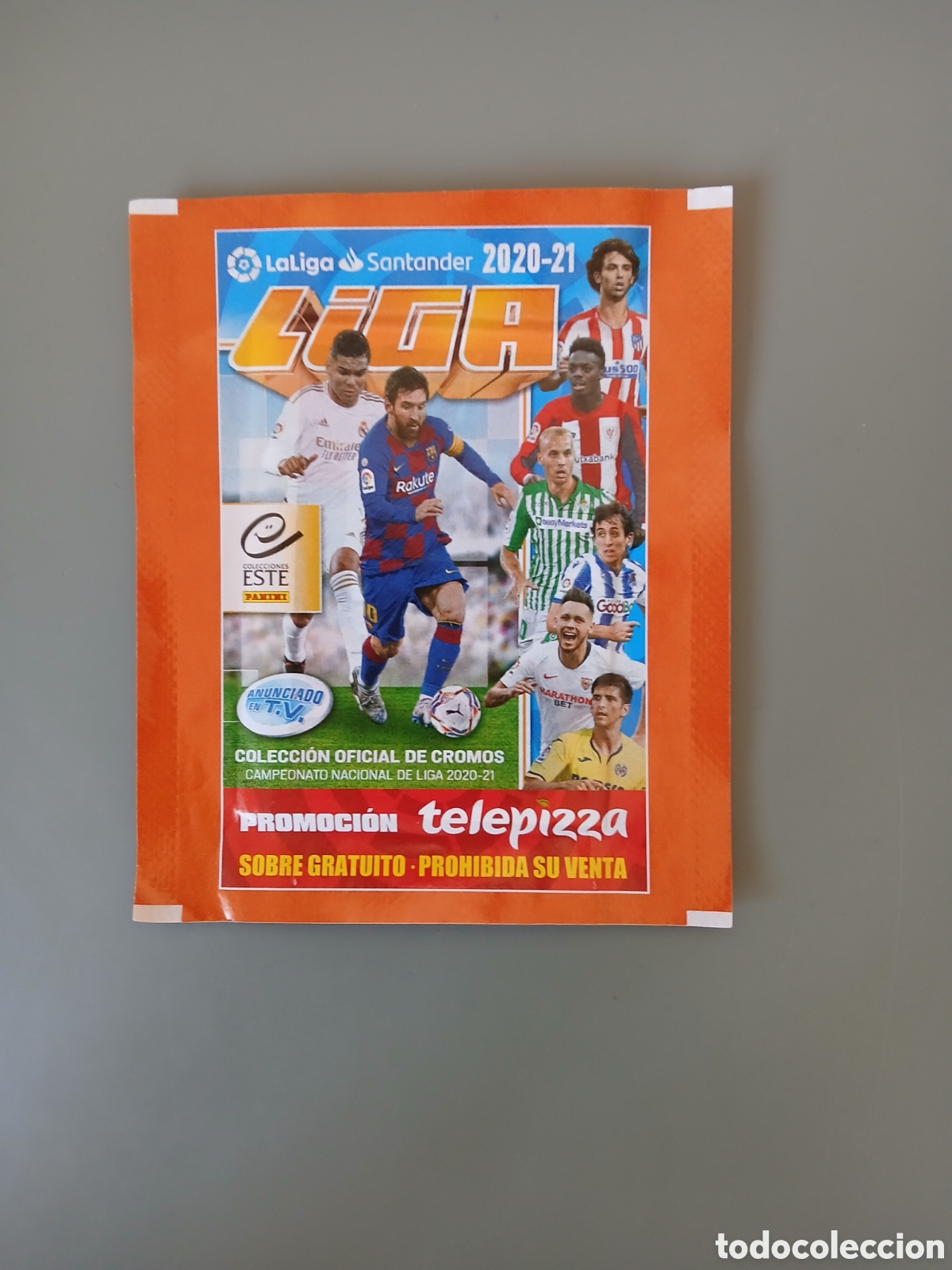 Figurine di Calcio: SOBRE CROMOS SIN ABRIR LIGA ESTE 2020/21 20 21 PROMOCI&Oacute;N TELEPIZZA