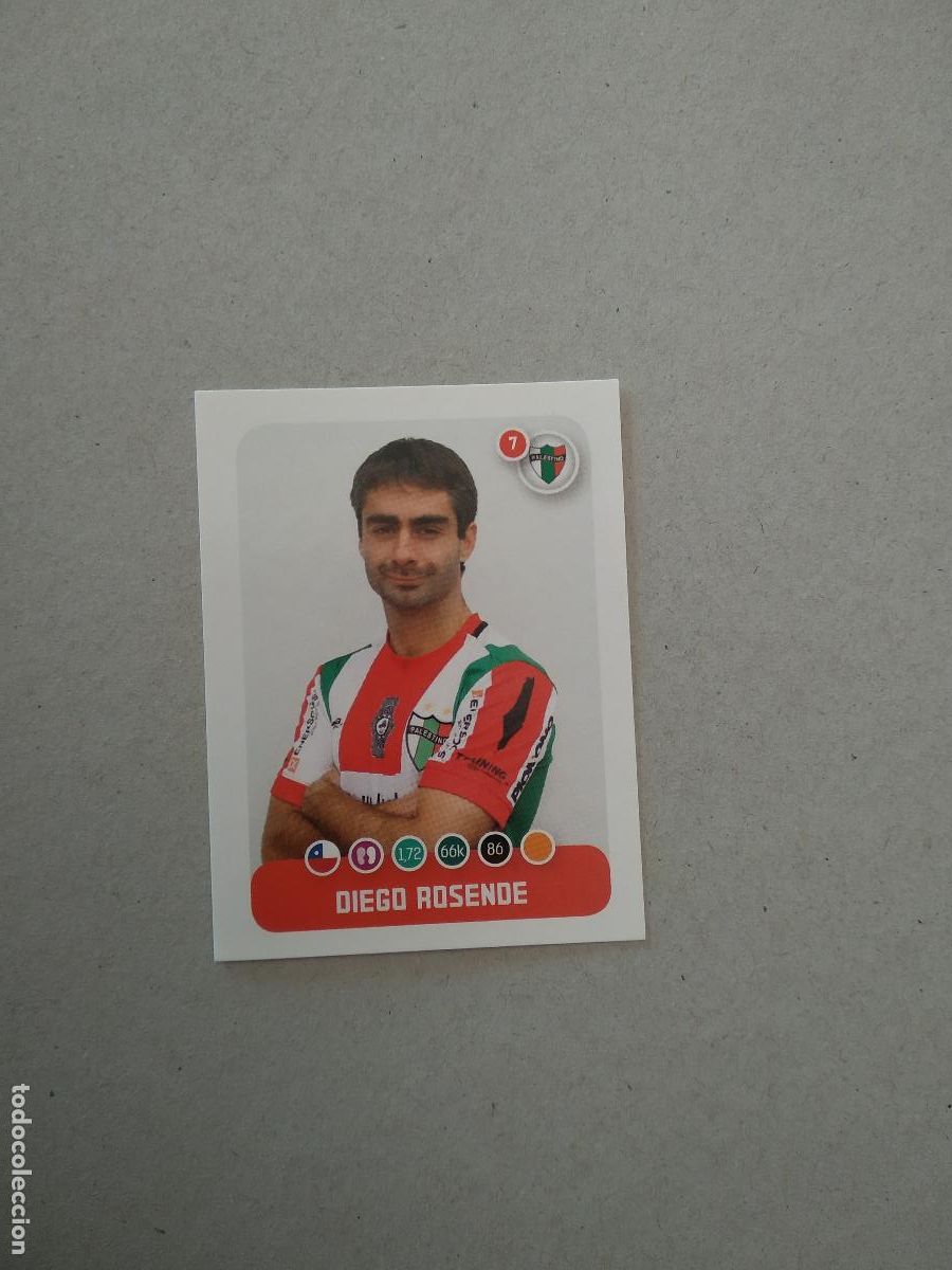 Cromos de F&uacute;tbol: 174 DIEGO ROSENDE PALESTINO CROMO FUTBOL PANINI LIGA CHILE 2018 CAMPEONATO NACIONAL SCOTIABANK