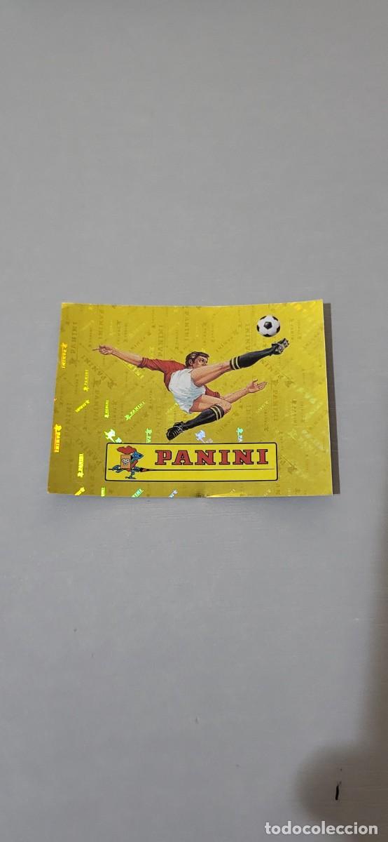 Cromos de F&uacute;tbol: Panini World Cup Qatar 2022. Logo Panini.