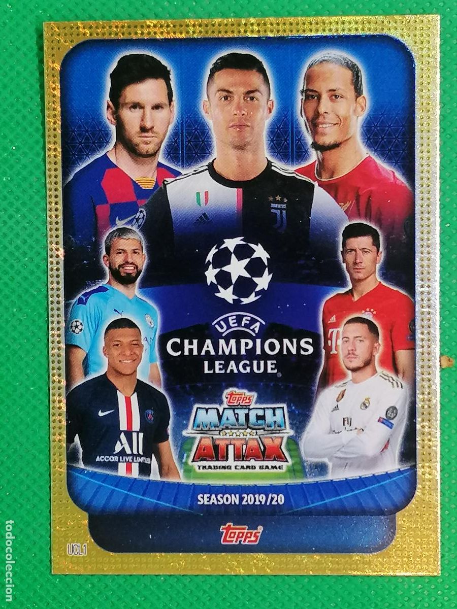 Cromos de f&uacute;tbol: UCL1 UCL 1 LOGO ⚽ TOPPS MATCH ATTAX CHAMPIONS 19 20 2019 2020 ⚽