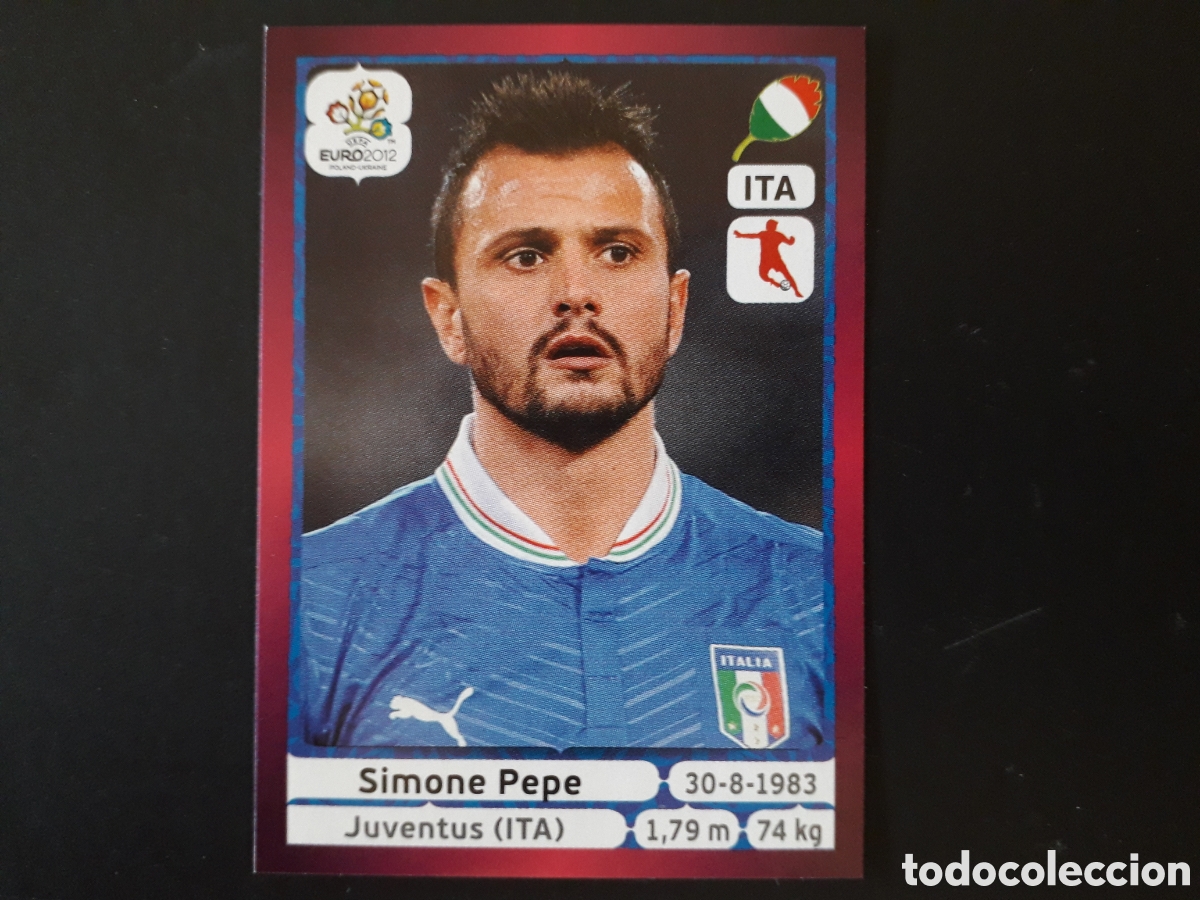 Fu&szlig;ball-Sticker: SIMEONE PEPE N&deg; 330 ITALIA EURO 2012, VERSI&Oacute;N ALEMANA SIN PEGAR PEDIDO M&Iacute;NIMO 3&euro;