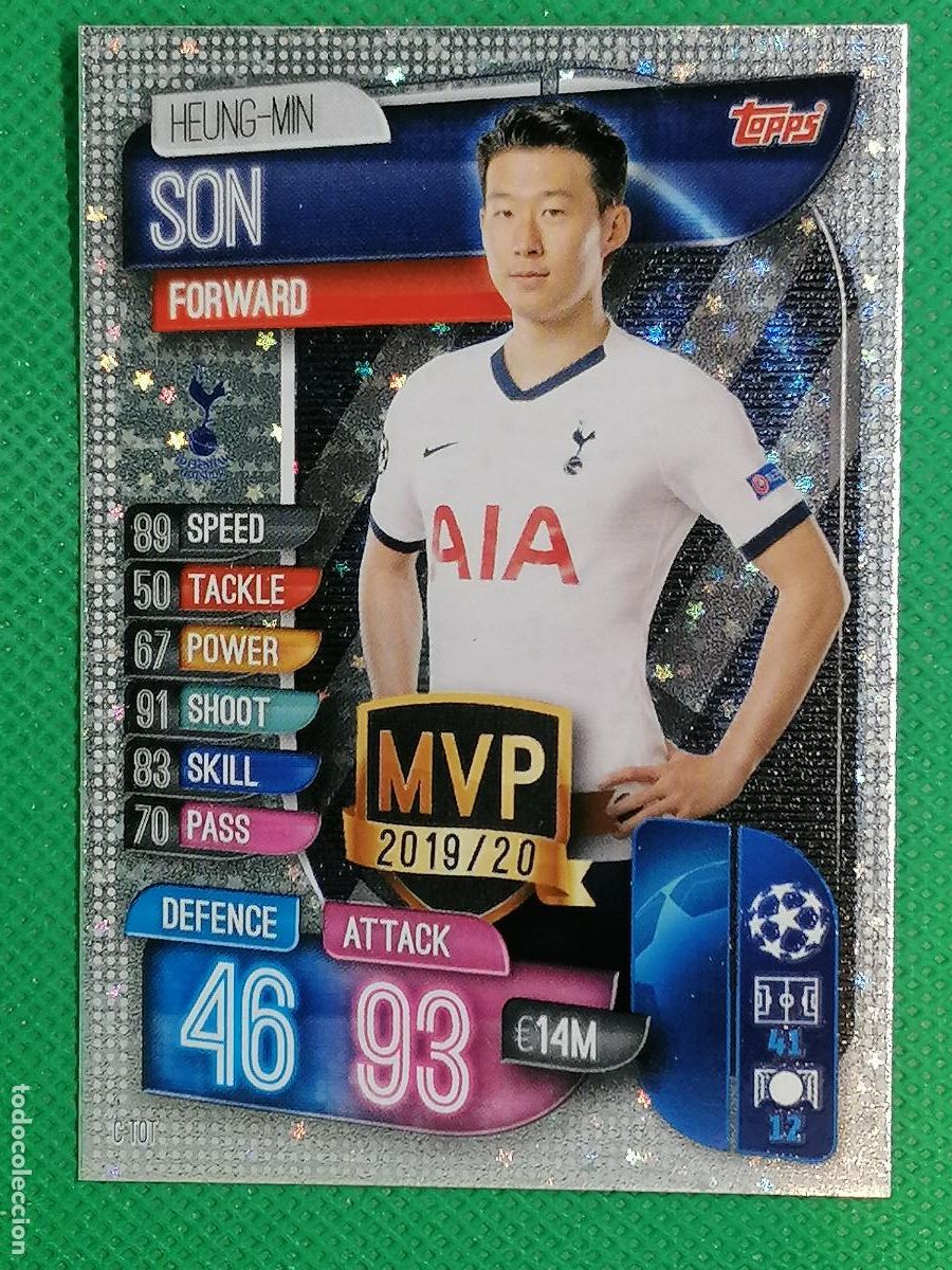 Cromos de f&uacute;tbol: C TOT SON TOTTENHAM MVP ⚽ TOPPS MATCH ATTAX CHAMPIONS 19 20 2019 2020 ⚽