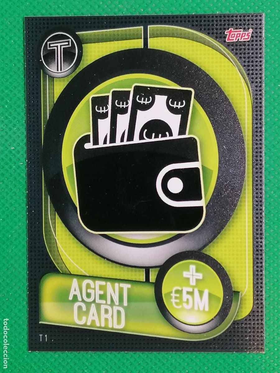 Cromos de F&uacute;tbol: T1 T 1 AGENT CARD ⚽ TOPPS MATCH ATTAX CHAMPIONS 19 20 2019 2020 ⚽