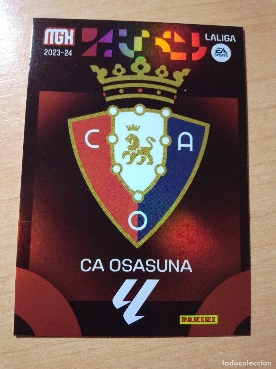 Figurine di Calcio: 271 ESCUDO DEL OSASUNA 23 24 MGK 2023 2024 MEGACRACKS PANINI. NUEVO DE SOBRE