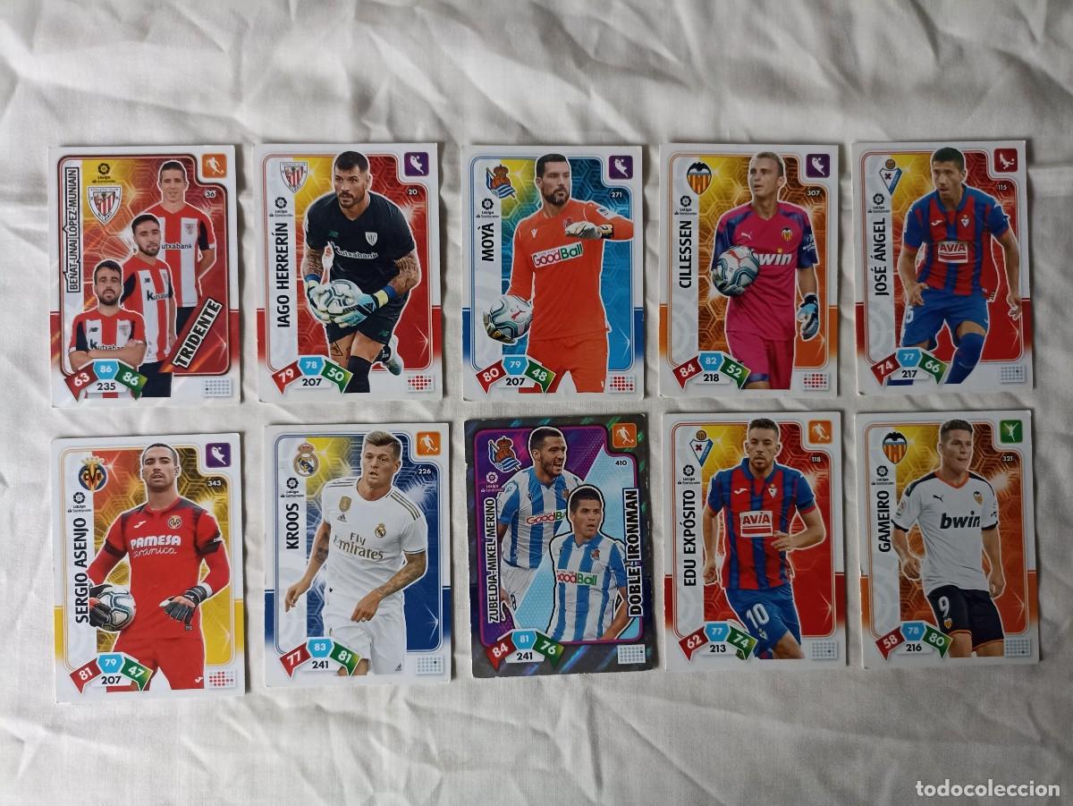 Football Stickers: Lote 10 cromos f&uacute;tbol Liga Santander 2019-2020 Adrenalyn XL (A)