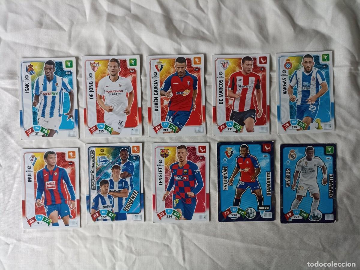 Fu&szlig;ball-Sticker: Lote 10 cromos f&uacute;tbol Liga Santander 2019-2020 Adrenalyn XL (B)