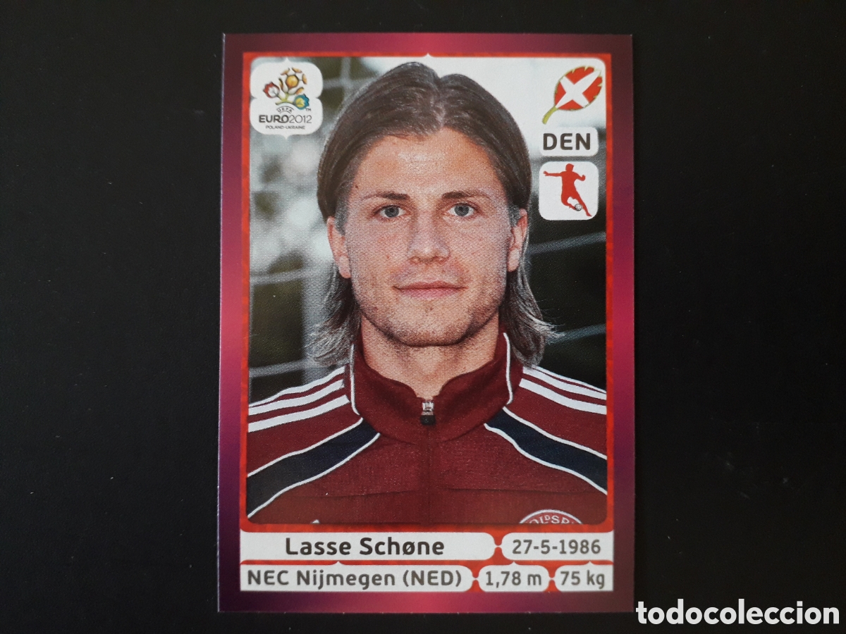 Cartes &agrave; collectionner de Football: SCH&Oslash;NE N&deg; 216 DINAMARCA EURO 2012, VERSI&Oacute;N ALEMANA SIN PEGAR PEDIDO M&Iacute;NIMO 3&euro;