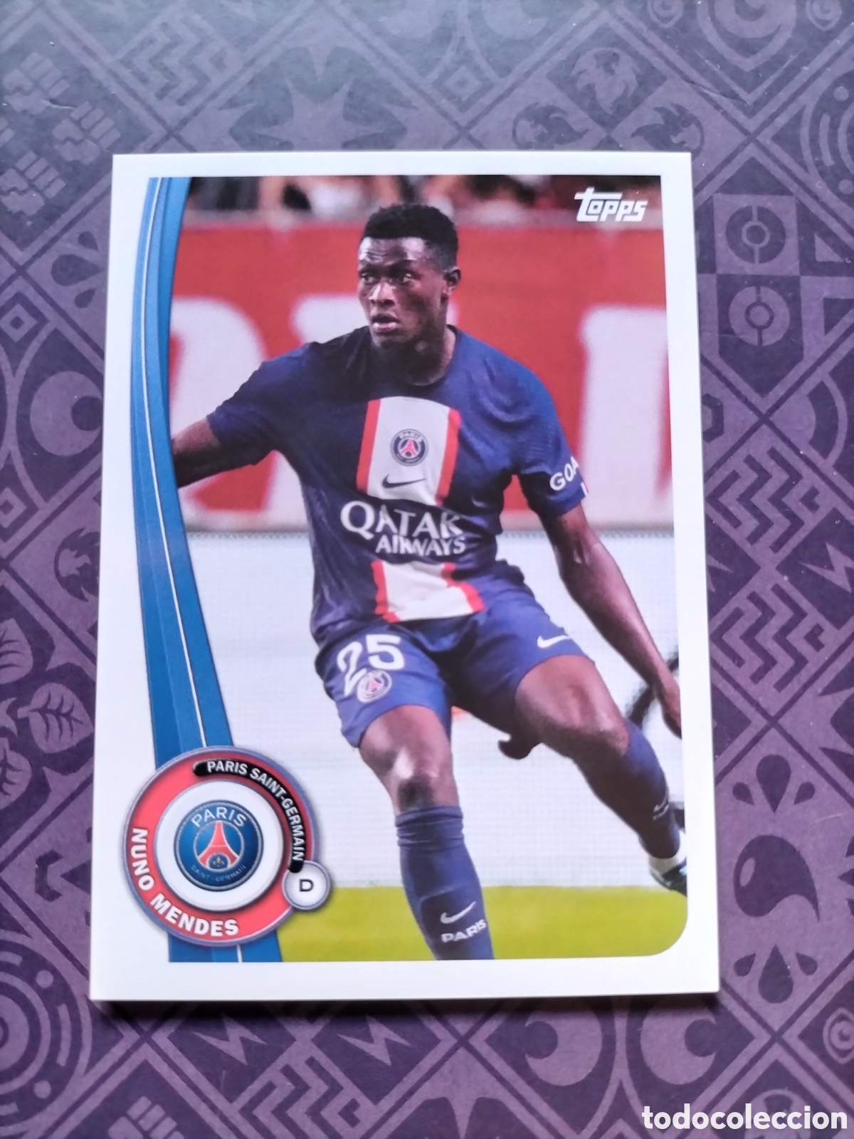 Cromos de f&uacute;tbol: NUNO MENDES SET PSG 2022-2023 - Foto 1