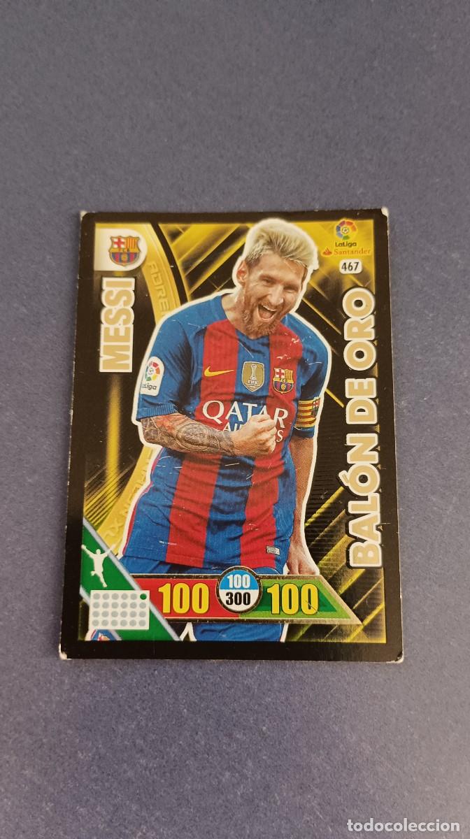 Cromos de f&uacute;tbol: MESSI BALON DE ORO 16-17 - Foto 1