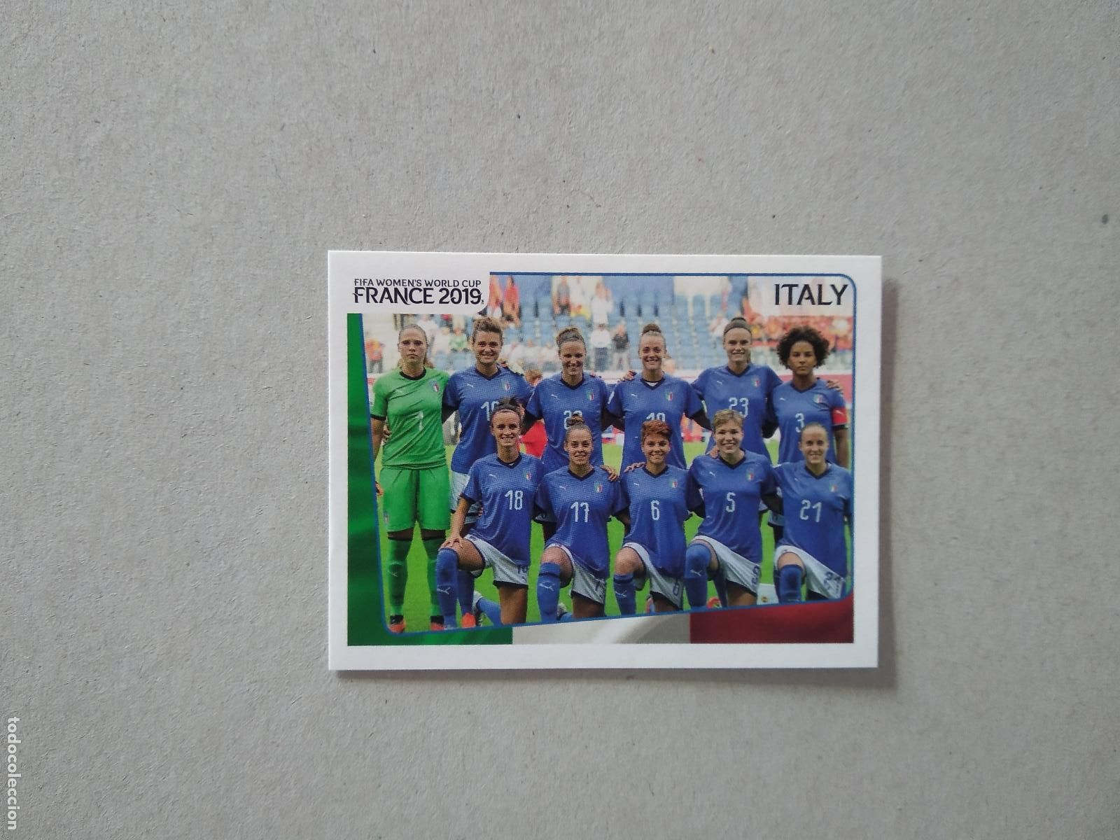 Cromos de F&uacute;tbol: 196 EQUIPO PLANTILLA ITALIA CROMO FUTBOL FEMENINO PANINI MUNDIAL 2019 WORLD CUP WOMEN