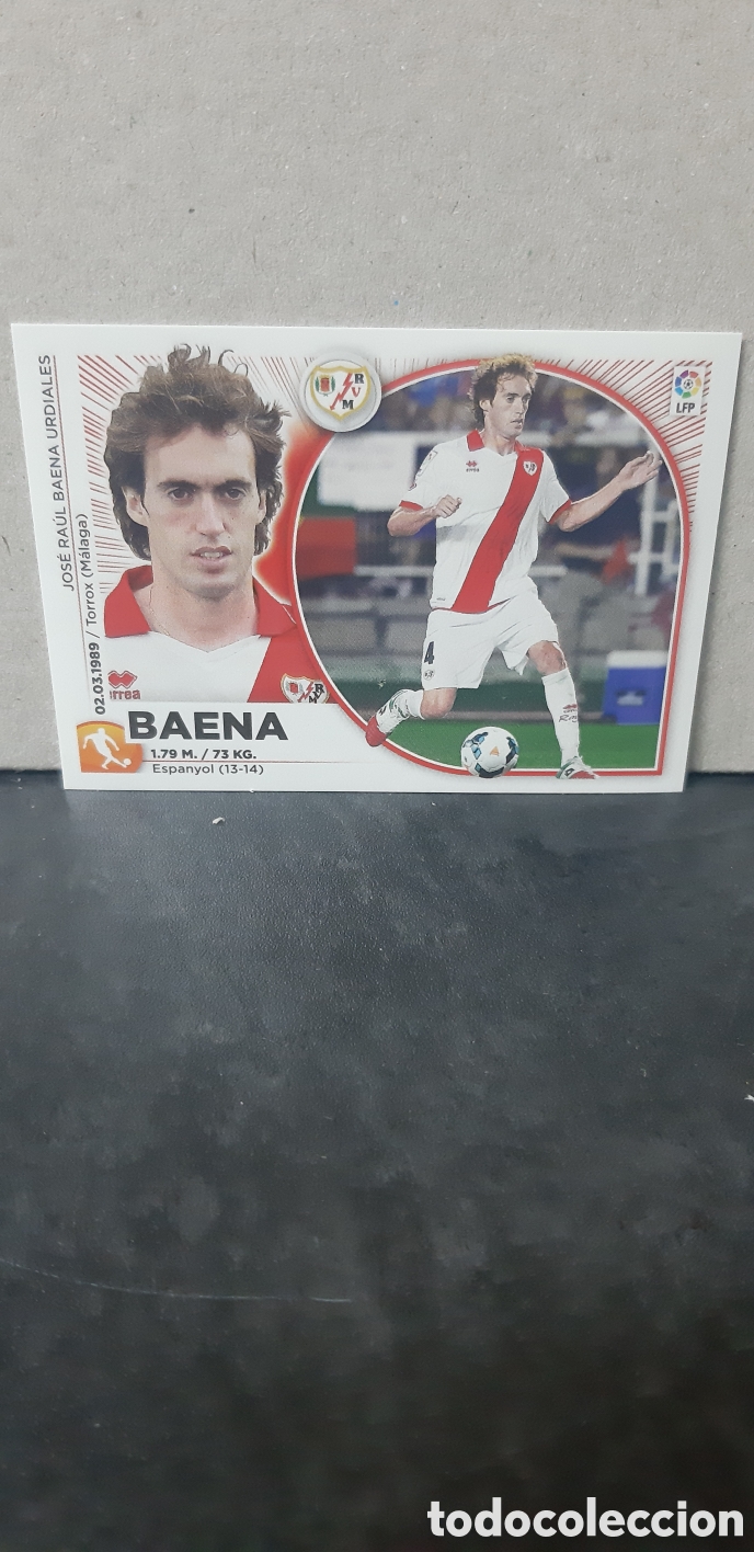 Figurine di Calcio: LIGA ESTE PANINI 2014 2015 RAYO VALLECANO N&ordm;10 BAENA &rdquo;NUEVO DE SOBRE&rdquo; FUTBOL LIGA 14 15