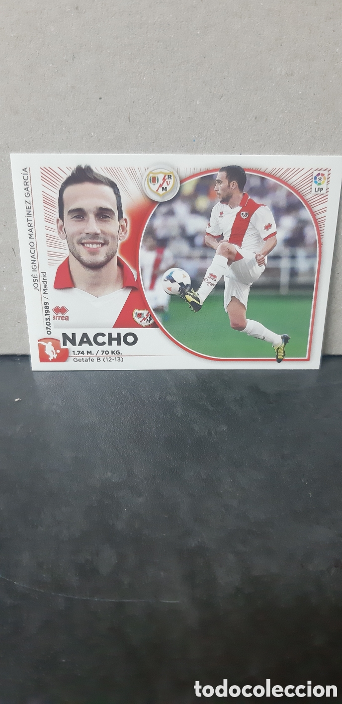 Figurine di Calcio: LIGA ESTE PANINI 2014 2015 RAYO VALLECANO N&ordm;8 NACHO &rdquo;NUEVO DE SOBRE&rdquo; FUTBOL LIGA 14 15