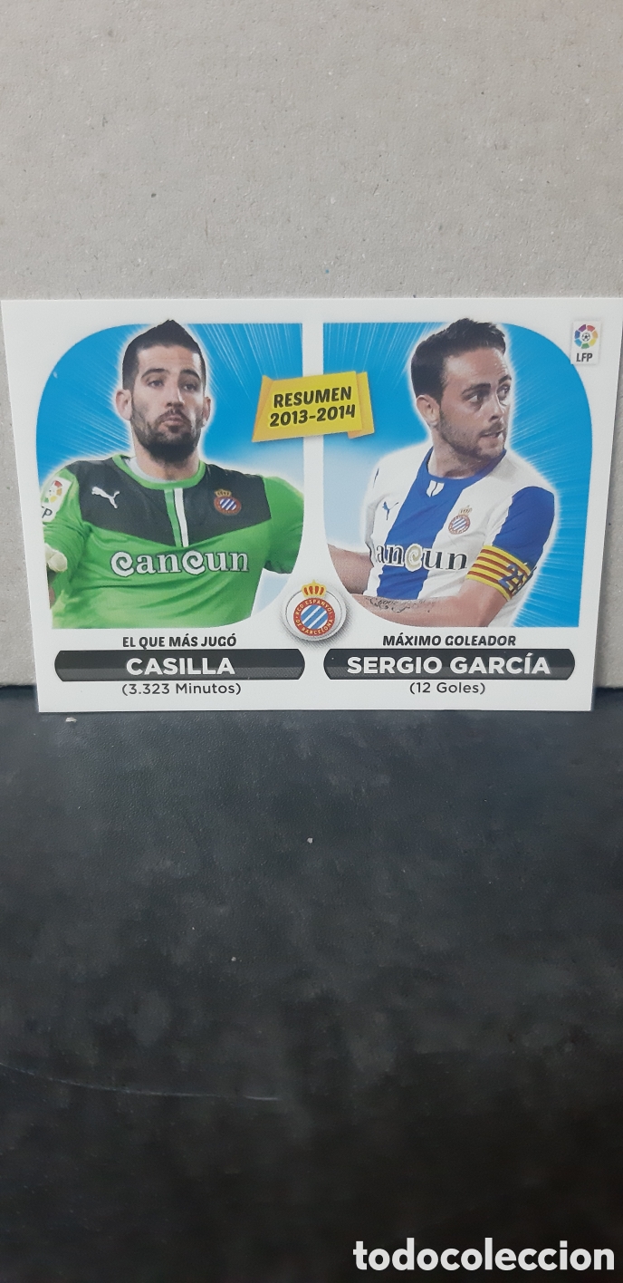 Figurine di Calcio: LIGA ESTE PANINI 2014 2015 ESPA&Ntilde;OL ESPANYOL N&ordm;24 RESUMEN &rdquo;NUEVO DE SOBRE&rdquo; FUTBOL LIGA 14 15
