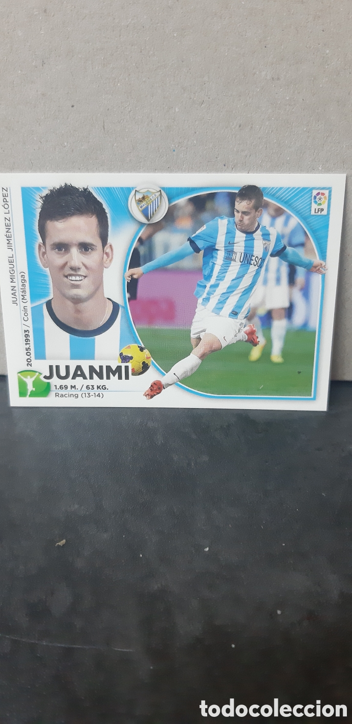 Figurine di Calcio: LIGA ESTE PANINI 2014 2015 MALAGA N&ordm;18 JUANMI &rdquo;NUEVO DE SOBRE&rdquo; FUTBOL LIGA 14 15