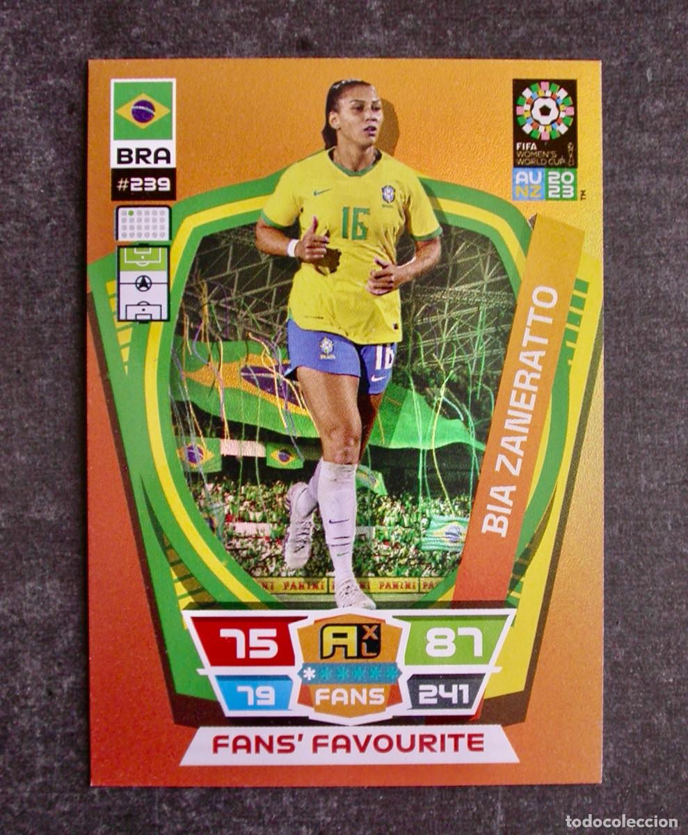 Fu&szlig;ball-Sticker: 239 BIA ZANERATTO / FANS' FAVOURITE / FIFA WOMEN'S WORLD CUP AU-NZ 2023 / ADRENALYN XL / PANINI