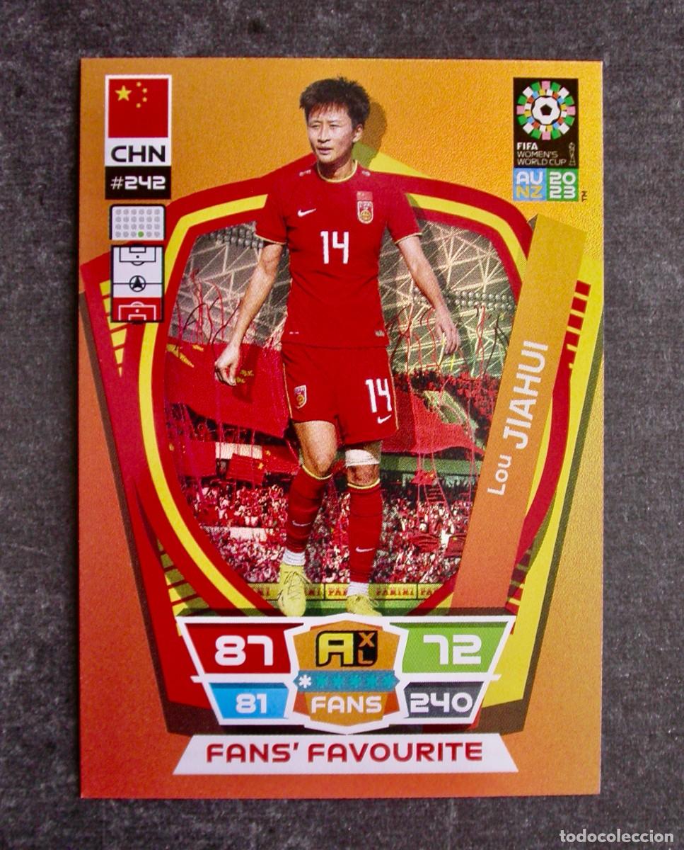 Fu&szlig;ball-Sticker: 242 LOU JIAHUI / FANS' FAVOURITE / FIFA WOMEN'S WORLD CUP AU-NZ 2023 / ADRENALYN XL / PANINI