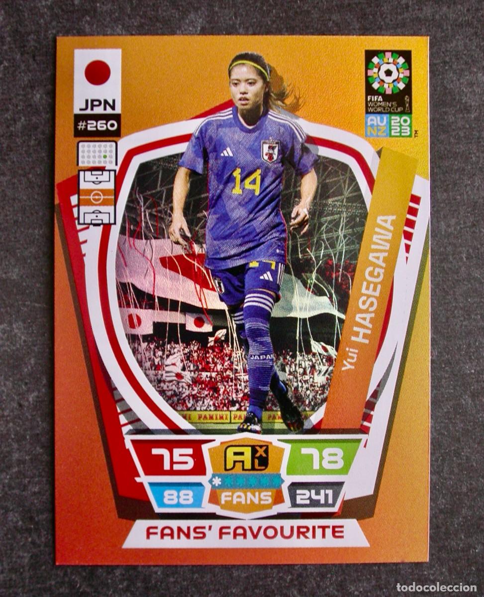 Fu&szlig;ball-Sticker: 260 YUI HASEGAWA / FANS' FAVOURITE / FIFA WOMEN'S WORLD CUP AU-NZ 2023 / ADRENALYN XL / PANINI