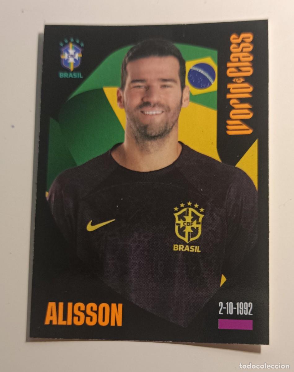 Cromos de f&uacute;tbol: 36 ALISSON BRASIL PANINI World Class 2024 - Foto 1
