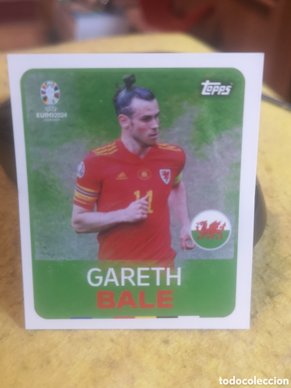 Cromos de f&uacute;tbol: STICKER TOPPS UEFA EURO 2024 LEGEND GARETH BALE - LEG 2