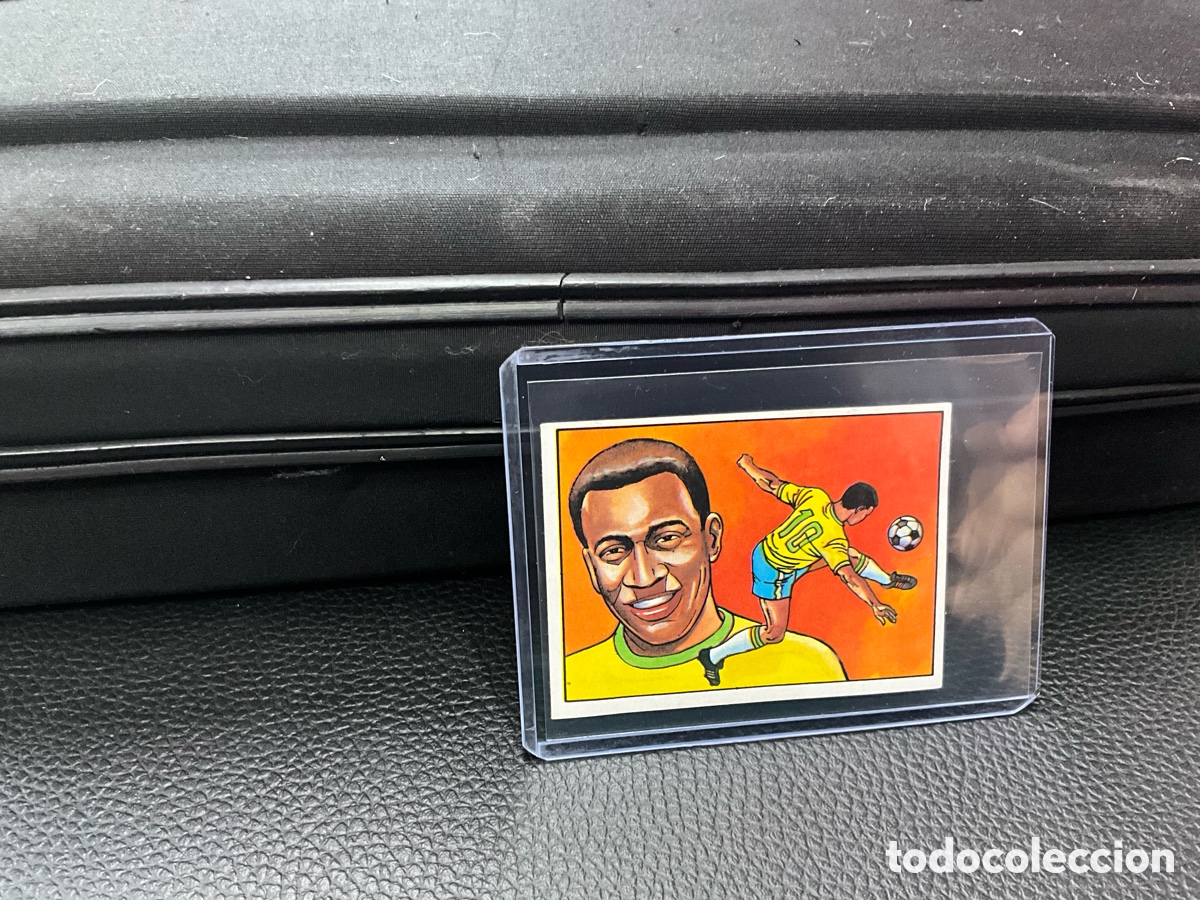Cromos de f&uacute;tbol: Cromo Pele de Los R&eacute;cords - Foto 1
