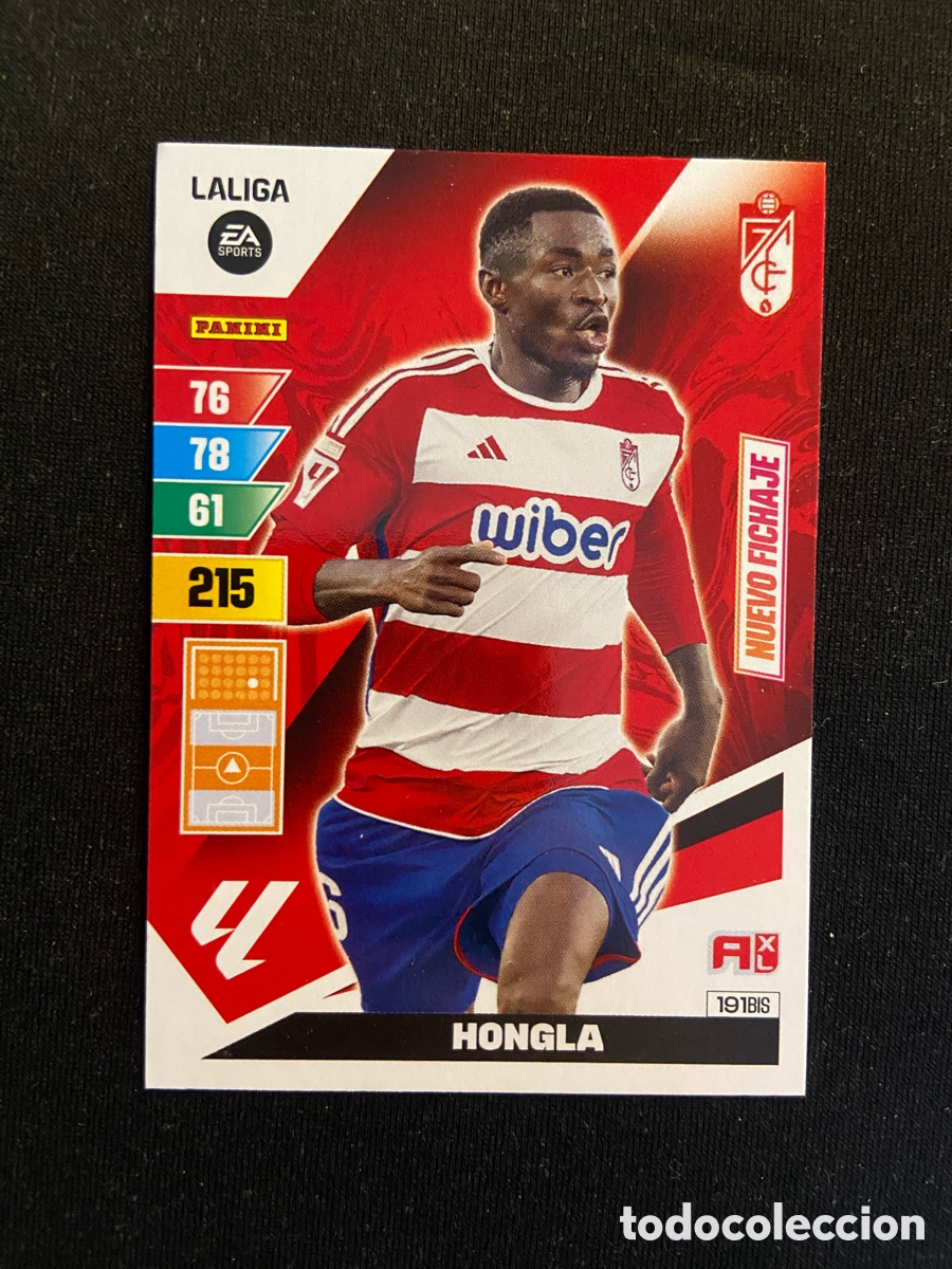 Cromos de f&uacute;tbol: HONGLA 191 BIS (GRANADA) - Foto 1