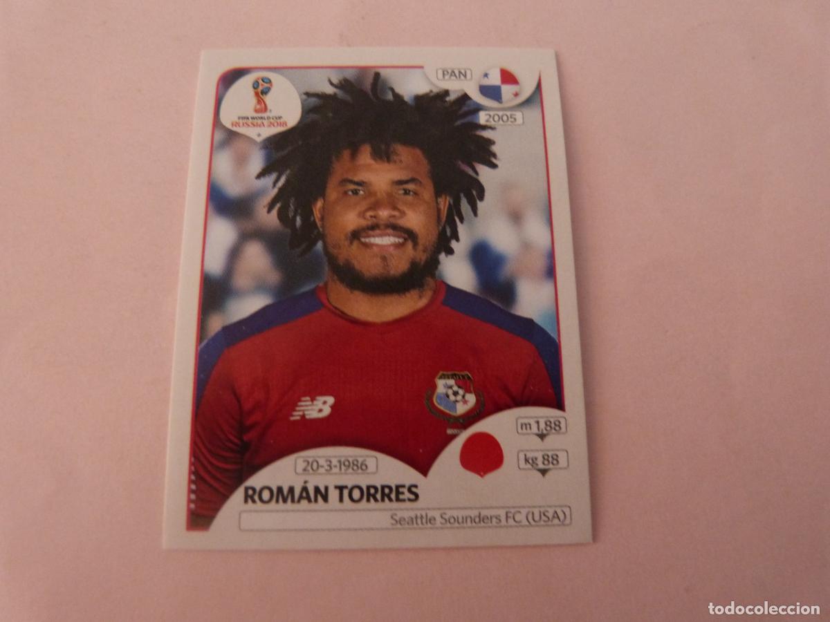 Cromos de F&uacute;tbol: CROMO FUTBOL ROMAN TORRES DE PANAMA SIN PEGAR N&ordm; 538 MUNDIAL RUSIA 2018 DE PANINI