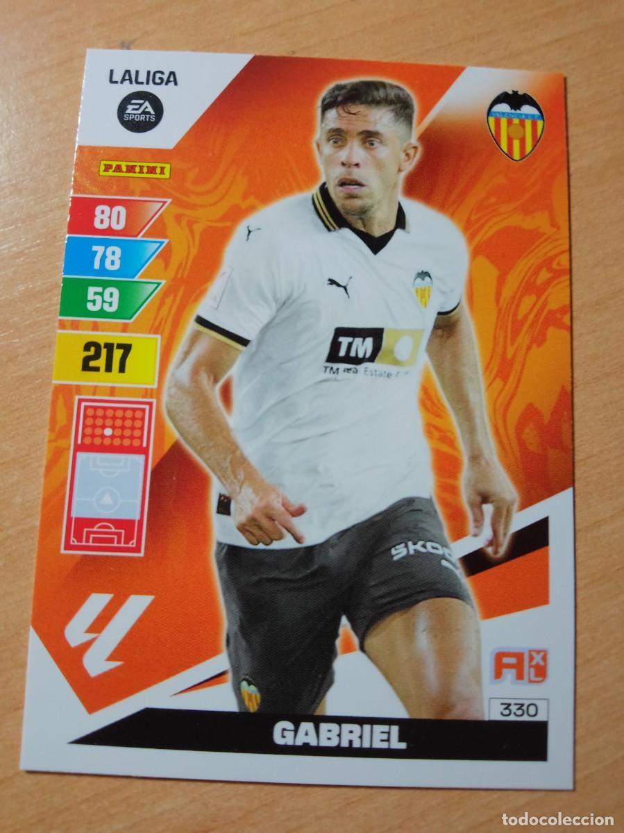 Cromos de F&uacute;tbol: 330 GABRIEL DEL VALENCIA 23 24 ADRENALYN XL 2023 2024 PANINI NUEVO DE SOBRE